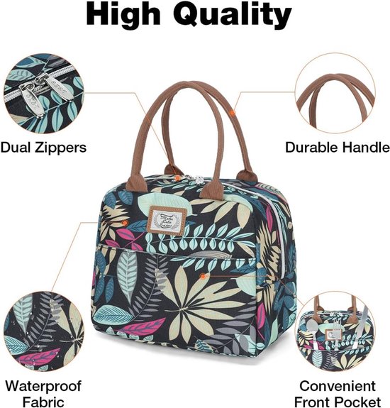 Compacte Koeltas 9 Liter - Lunchtas voor Werk, School en Onderweg - Blauw — afbeelding 5