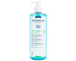 Isispharma Teen Derm Gel Sensitive Zuiverende Reinigingsgel 400 ml