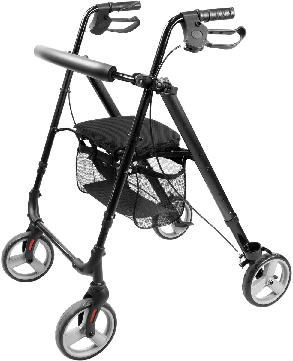 Arvo Rollator - Aero, Zvart
