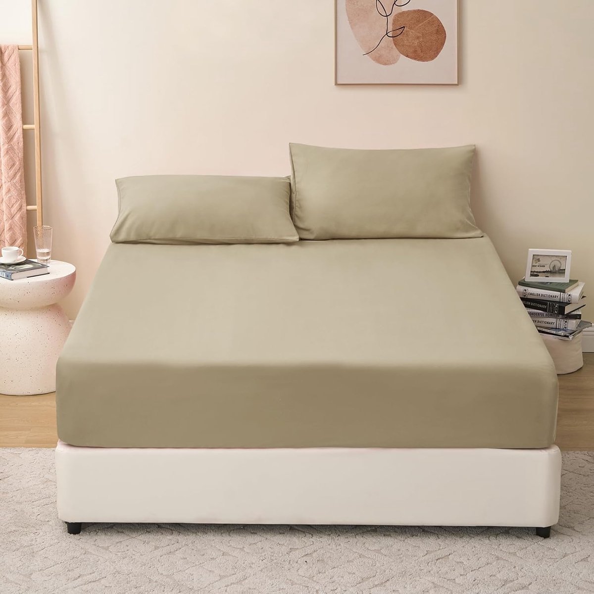 Hoeslaken met Elastiek - Matrasbeschermer - Comfortabel Slapen - Zacht Microvezel - 90x200