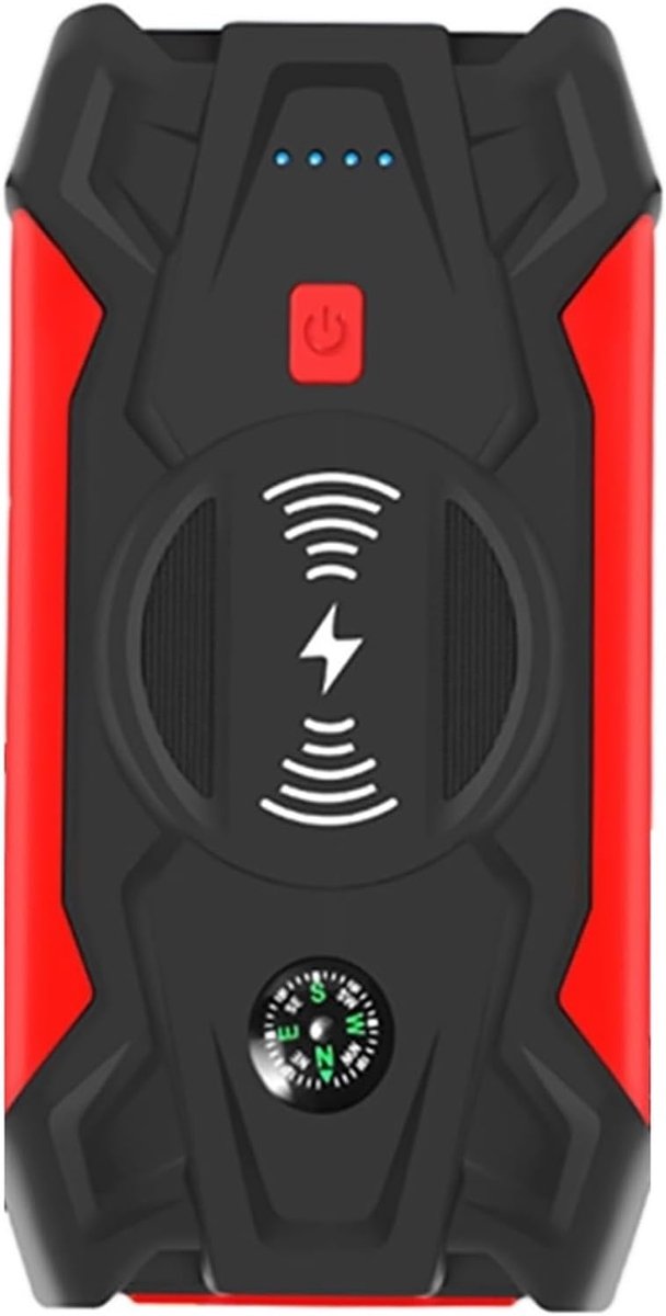 Auto Accu Starter - Noodstroomapparaat - Voertuig Starten - Extreme Temperaturen - 800A Piekstroom - Rood