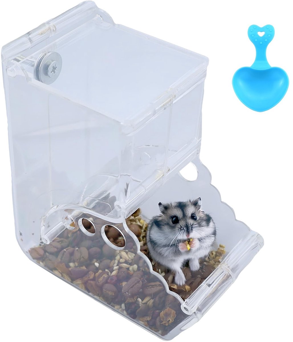 Dailygoods- Hamstervoederdispenser grote capaciteit - Automatische