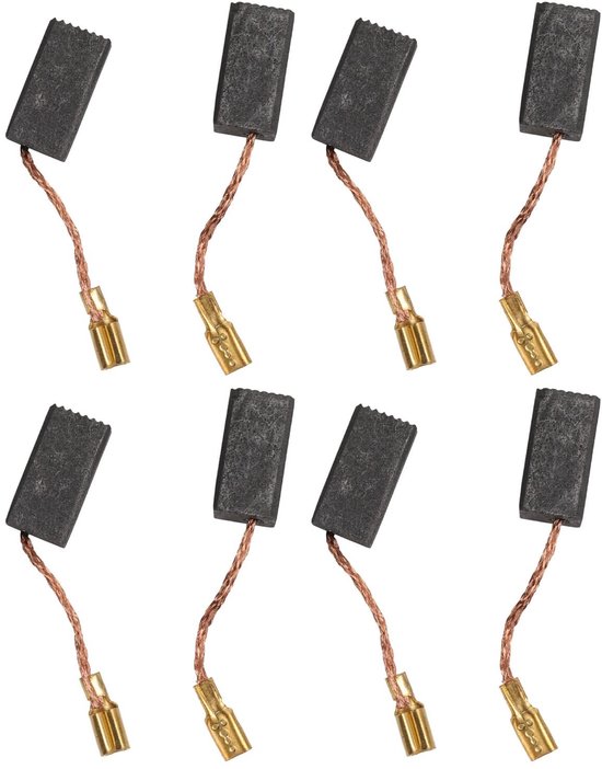 Dailygoods - 20 Stuks Carbon Borstels - Hoogwaardige Borstels - Eenvoudige Installatie - 5x8x15 Mm - Betrouwbaar Onderdeel - Geschikt Voor Diverse Ger... van Dailygoods — afbeelding 3