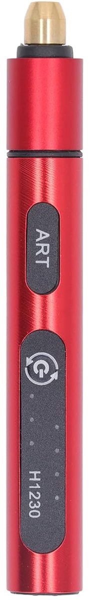 Graveerstift - Graveerpen - Mooie Patronen Maken - Snelheid Instelbaar - 4 koppen - Rood