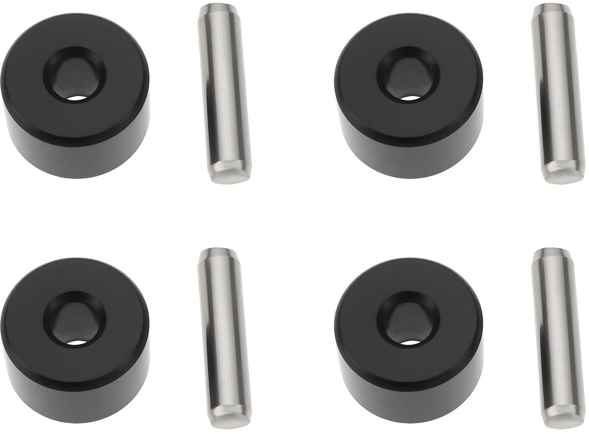 Dailygoods- Stofzuigerwielen 4 stuks - Compatibel met Dreame H11S/H11 MAX/VWV8/H12/H12 Pro/HHR25A - Kunststof - Eenvoudige vervanging - Ondersteunt soepele beweging - Stofzuigerwiel