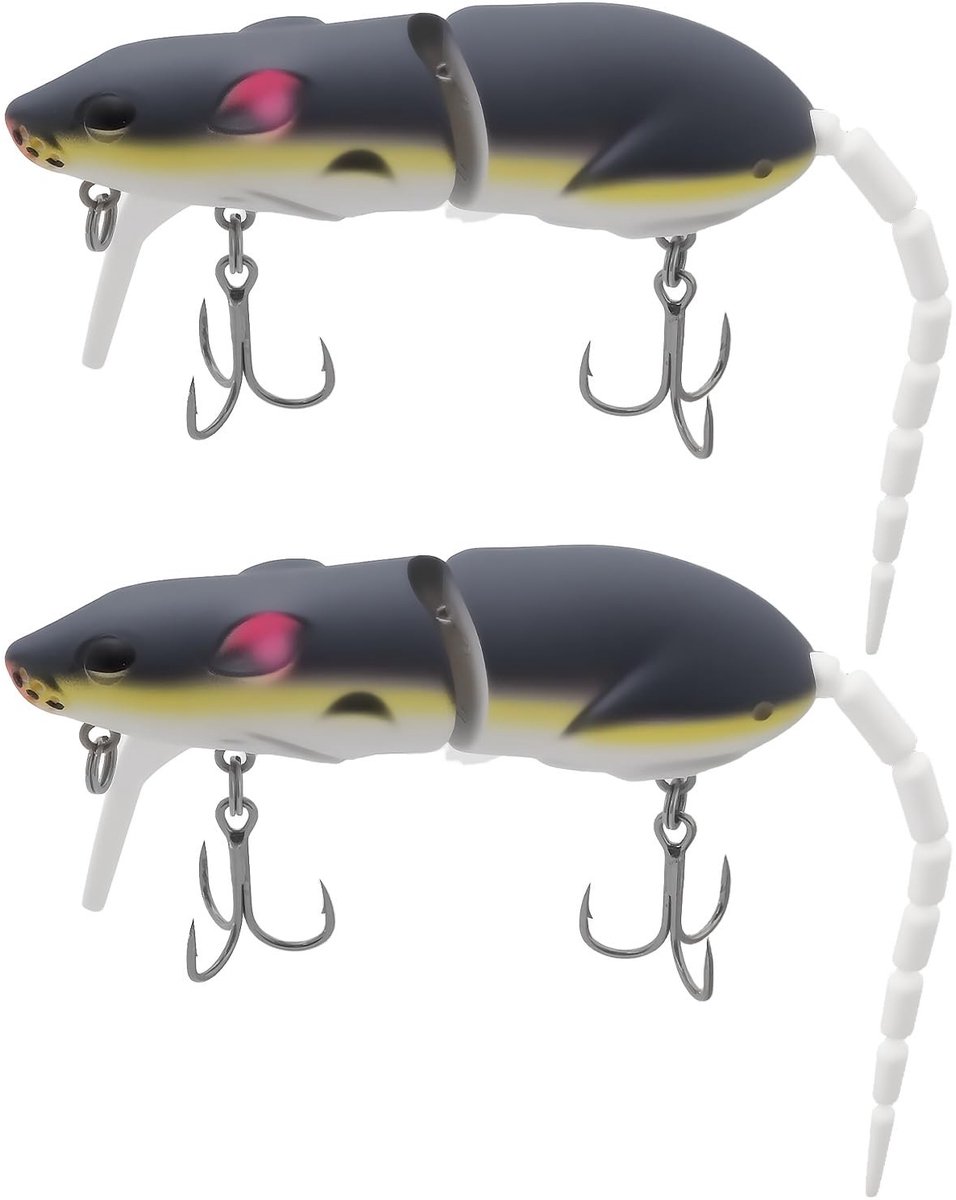 Dailygoods - Set van 2 Swimbaits voor Roofvissen, 15g