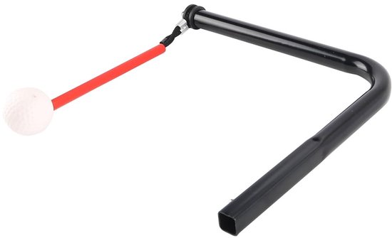 Golf Swing Trainer - Golf Oefen Set - Swing Verbeteren - Automatische Balretour - In Hoogte Verstelbaar - Zwart van GOLF — afbeelding 4