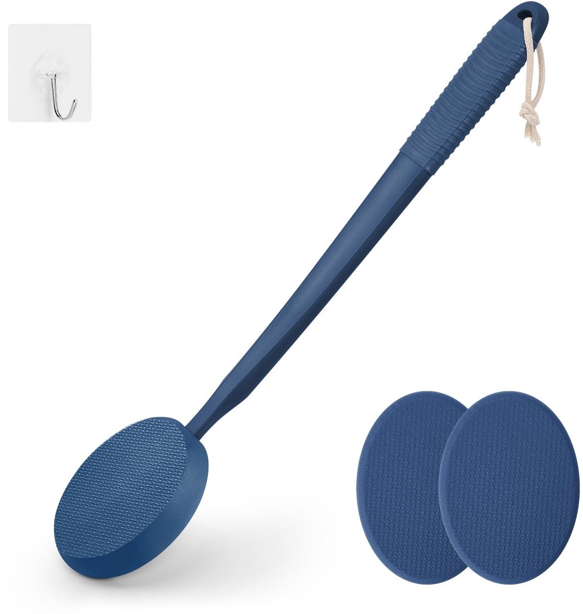 Dailygoods- Lotion-applicator ergonomisch ontwerp - Lotion applicator voor rug - Antislip handgreep - Zachte absorberende pad - Gemakkelijke toepassing - Geen rommel - Lotionkwast