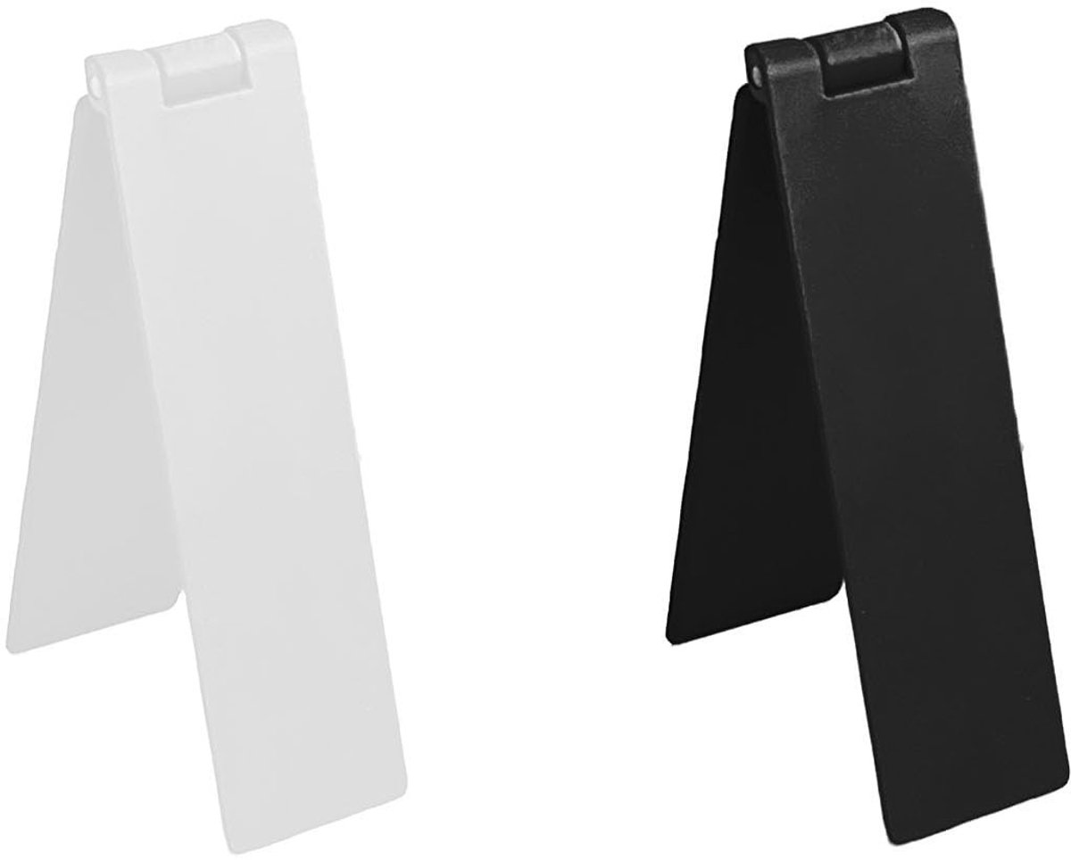 Dailygoods- Telefoonstandaard Ultradun - Opvouwbaar - Draagbare Houder - Verstelbaar - Zelfklevende Pads - Ideale Kijkhoek - Telefoonhouder