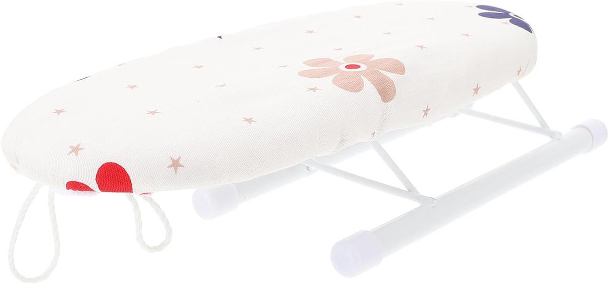 Mini Tafel Strijkmat - Draagbaar Strijkijzer Kussen - Kleding Strijken - Ademend Strijkdoek - 26.5 x 10.5 cm - Beige