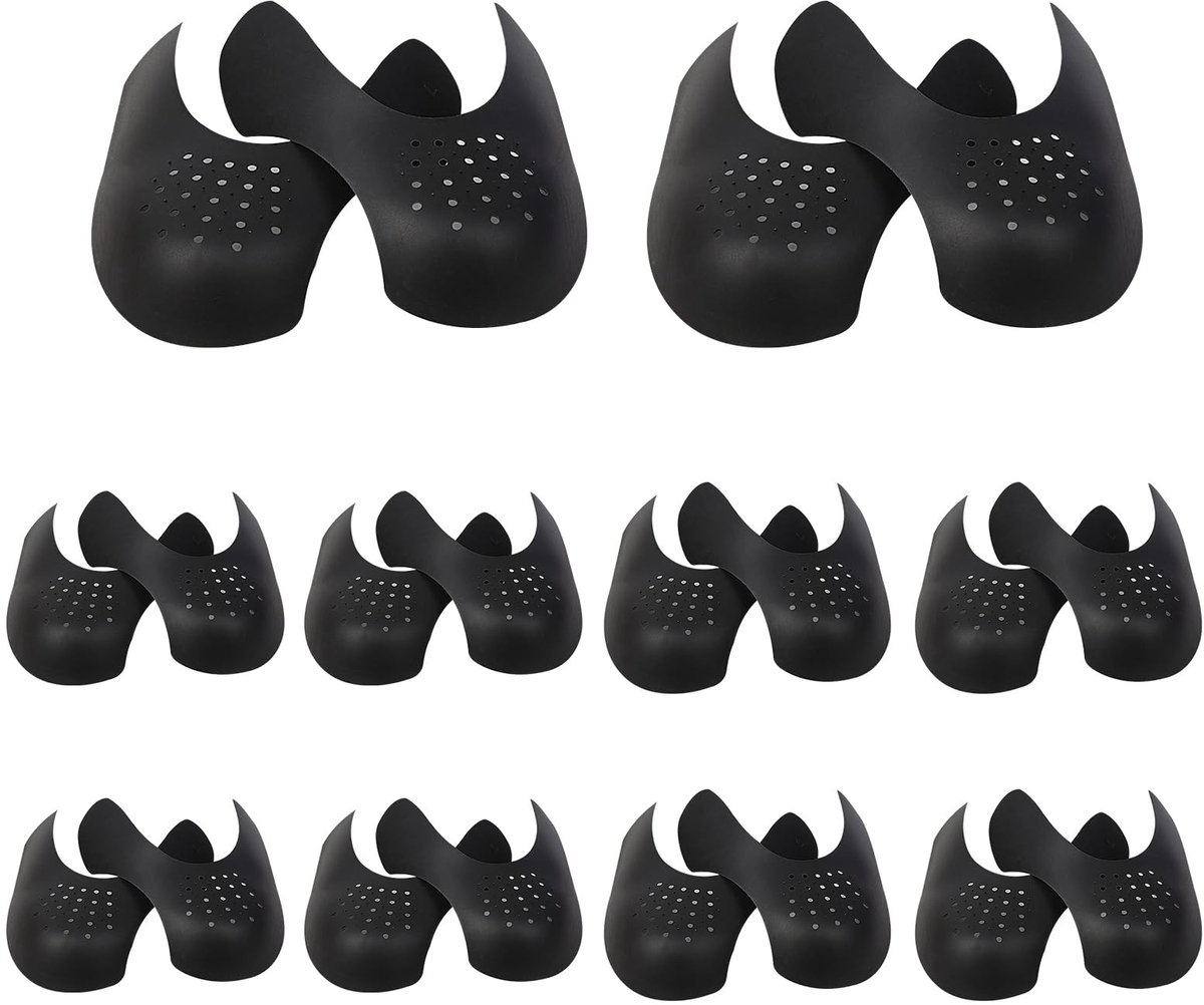Dailygoods- Schoenbescherming Antivouw - 10 Paar - Kinkbescherming - Sneakershields - Vouwbescherming - Geschikt voor Mannen/Vrouwen - Flexibele Constructie - Sneakerbescherming