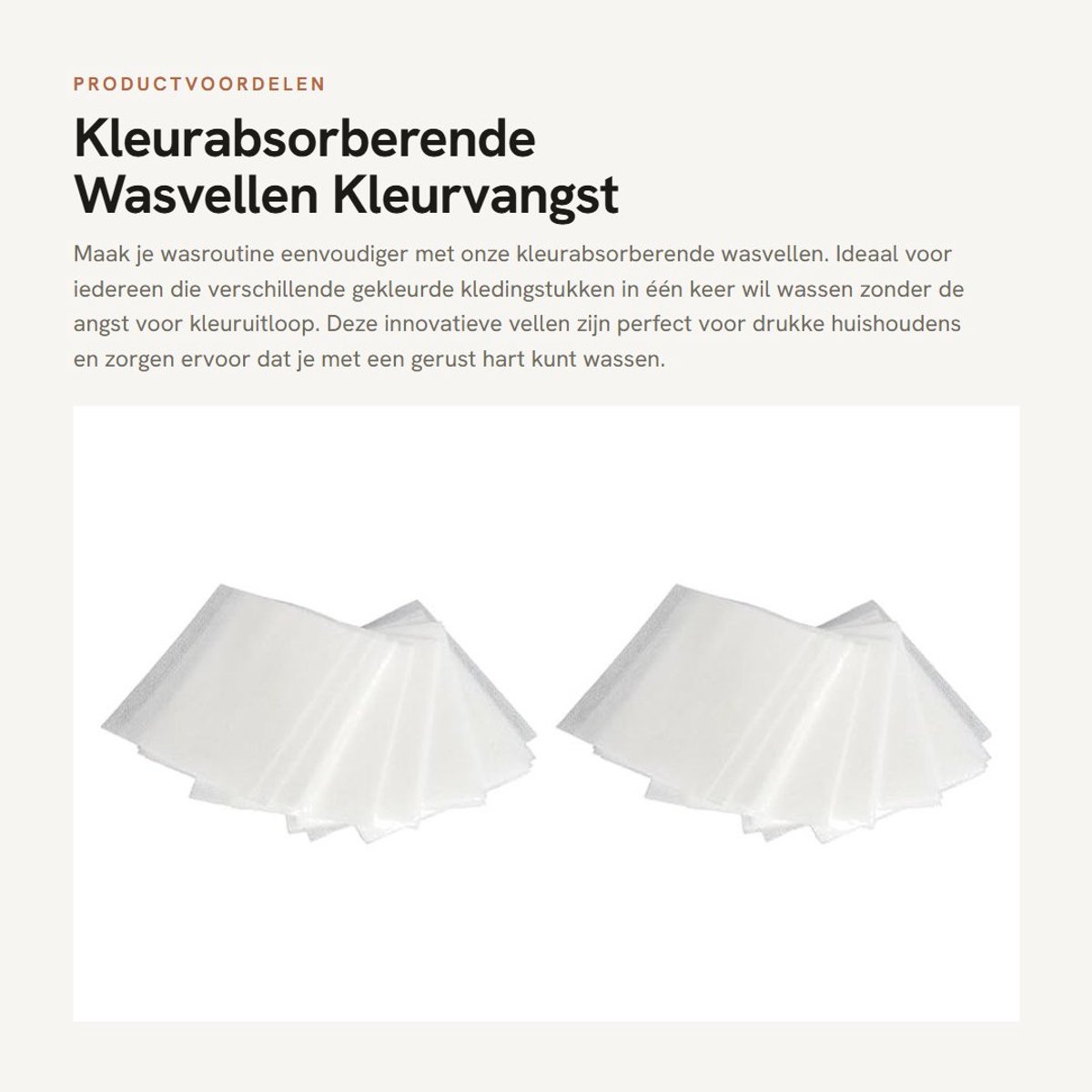 Dailygoods- Wasvellen Kleurabsorberend - 160 Stuks - Niet-geweven Stoffen - Geurvrij - Veilig voor Baby's - Lichtgewicht en Draagbaar - Kleurvanger
