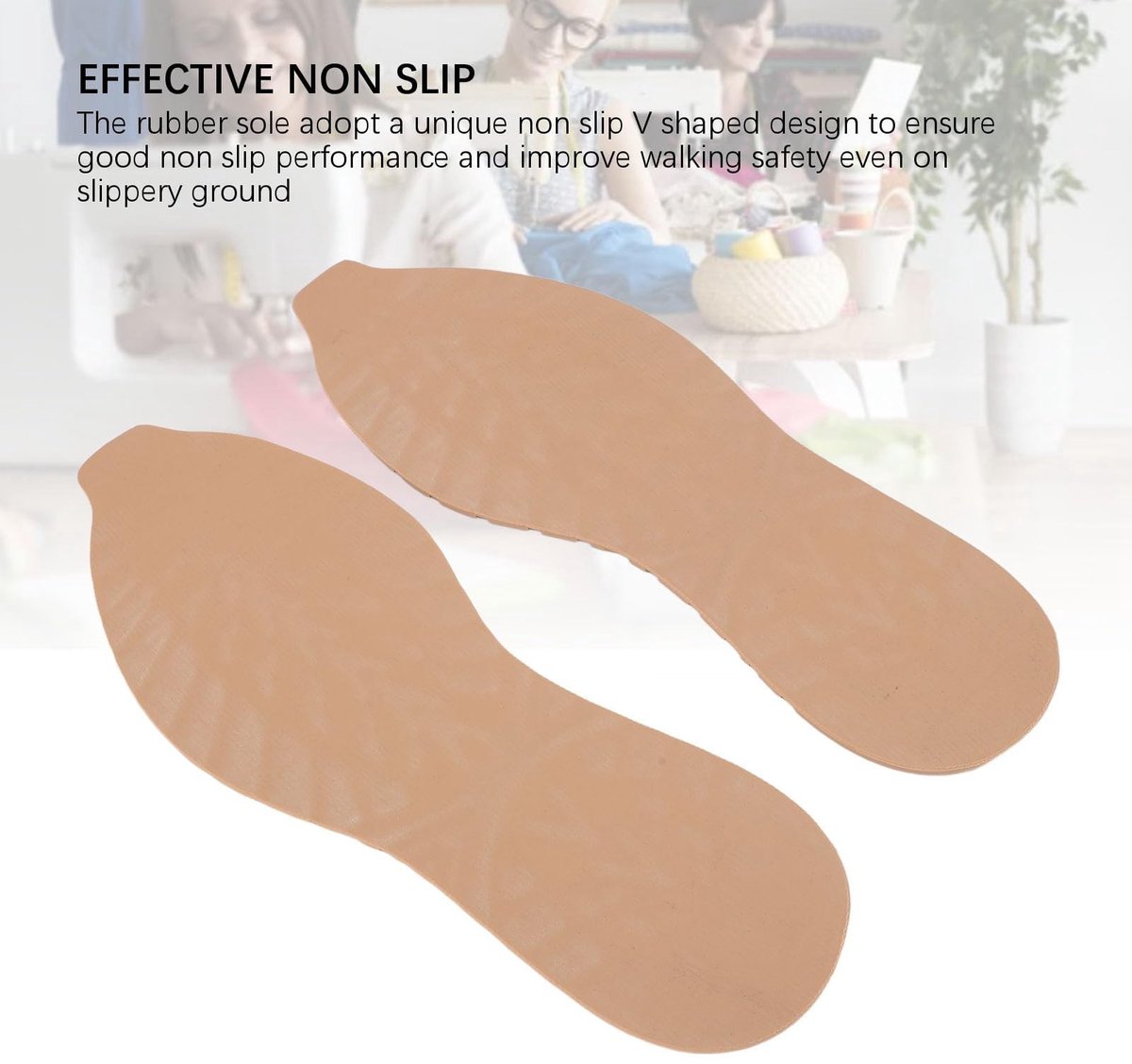 Dailygoods- Schoenzolen Vervanging Antislip - Rubberen Zolen - Slijtvast - Schoenreparatie - Maat 32,2 x 11,5 cm - Veilig en Duurzaam