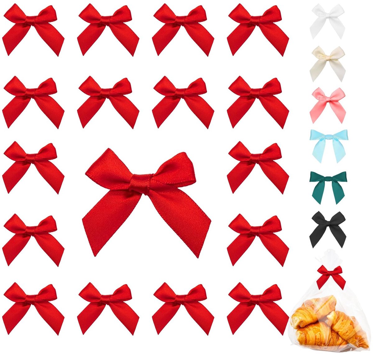 Dailygoods- Geschenklint 60 Stuks - Zelfklevend - Decoratief - Bruiloften - Verjaardagen - Knutselen - 5 cm Afmeting - Decoratielinten