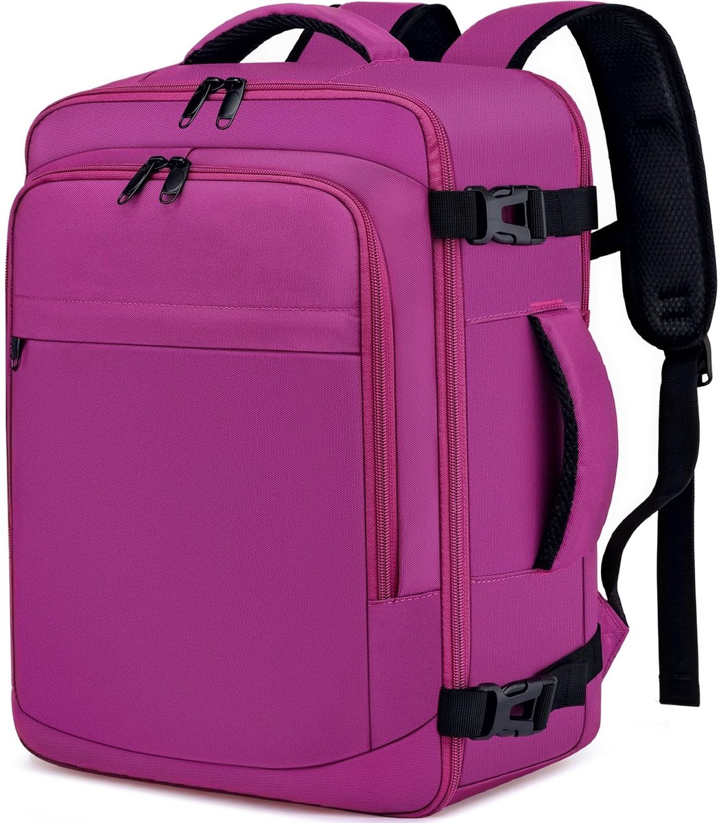 Dailygoods- Handbagage Rugzak Onderstoel - Vliegtas 40x30x20 - Cabinmaat - Reisrugzak - 24L - Vliegtuigvriendelijk - Reistas