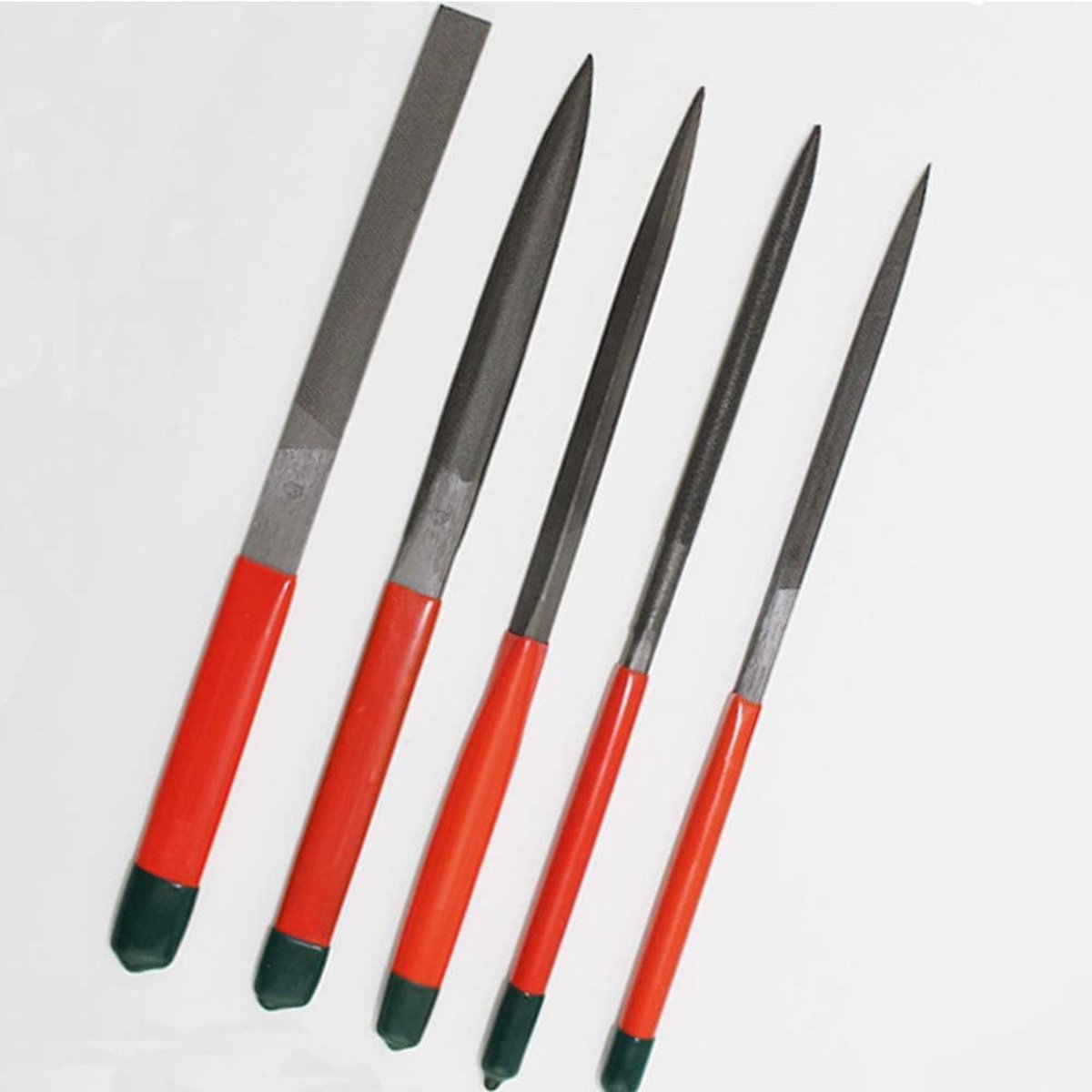 Vijlenset Houtbewerking - Metaalvijlen Rasp - Vormgeven Materialen - Ergonomische Handgrepen - 5 Delig - Zwart
