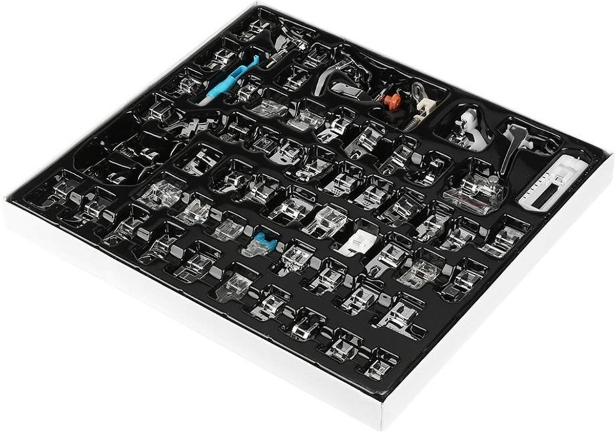 Dailygoods- Naaivoeten Set 62 Stuks - Multifunctionele Naaivoeten - Naaimachine Accessoires - Metaal - Duurzaam - Geschikt voor Meeste Merken