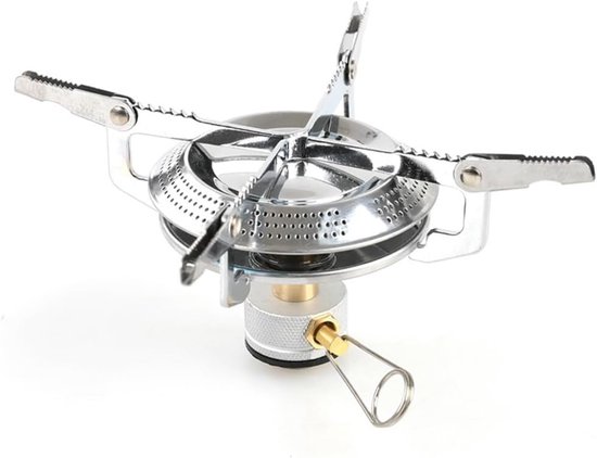 Mini Gasfornuis - Opvouwbare Kachel - Outdoor Koken - Instelbare Vuurkracht - 11 x 10 x 4 cm - Zoals afgebeeld — afbeelding 3