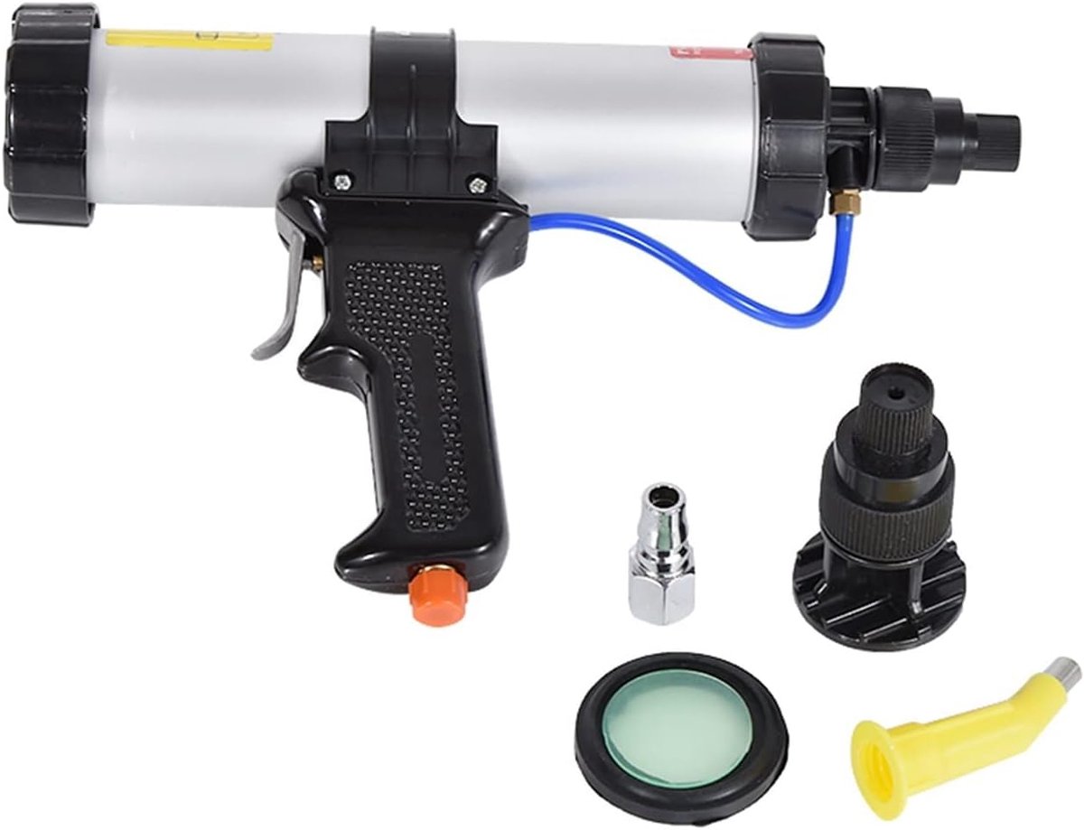 Pneumatisch Lijmpistool - Kitpistool - Materialen Verlijmen - Regelbare Lijmtoevoer - 310 ML Cartridge - One Color