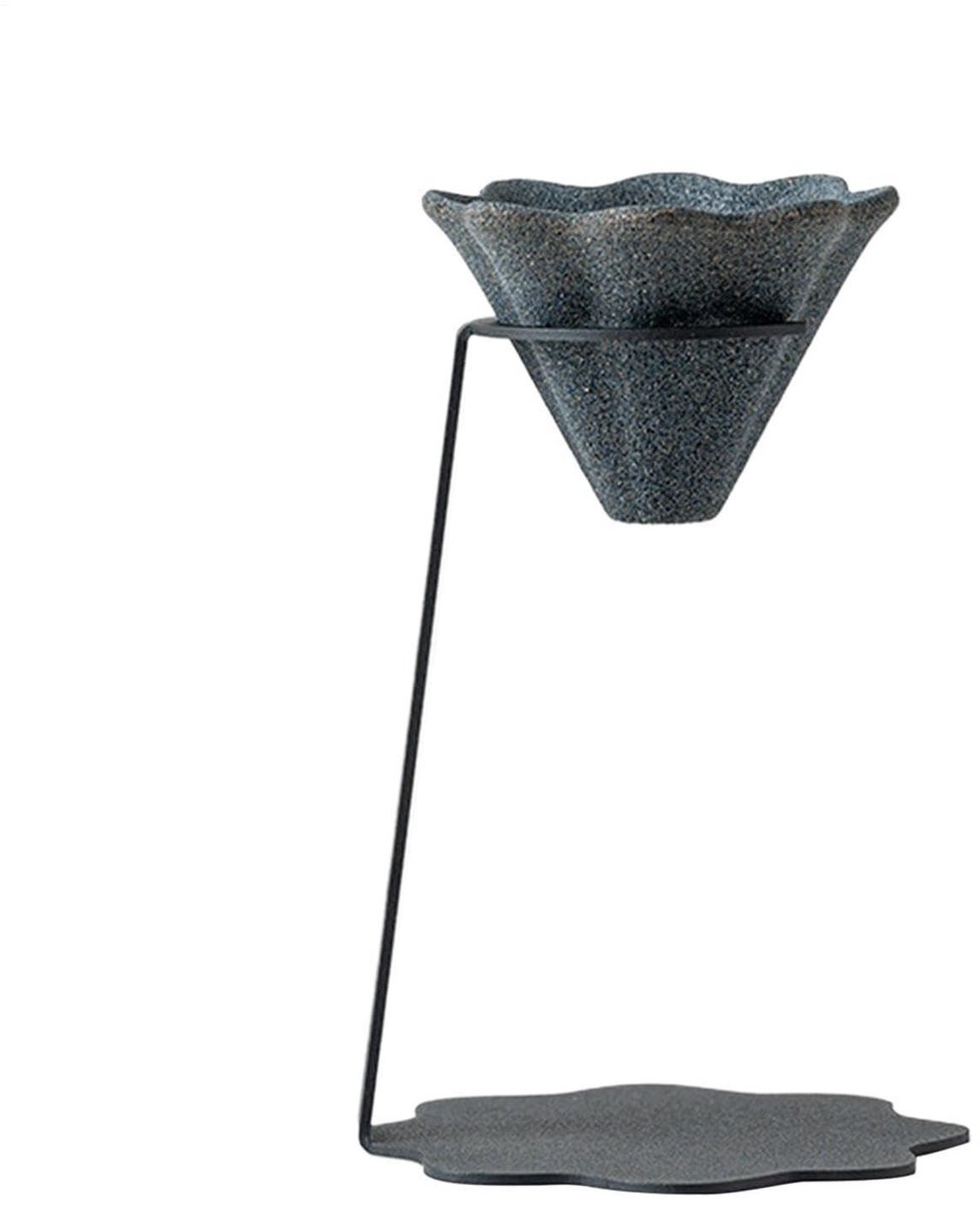 Dailygoods- Koffiefilter - Herbruikbaar - Theefilter - Keramisch - Pyramidvorm - 4,3x4,3 Inch Beugel