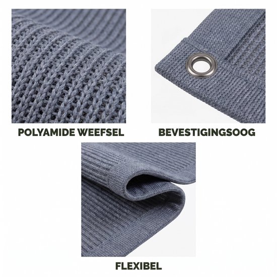 Happy Rhino - Tenttapijt Tyresta - Buitentapijt - Grondzeil - Grijs / Blauw - Textiel - 300x600 van Happy Rhino — afbeelding 4