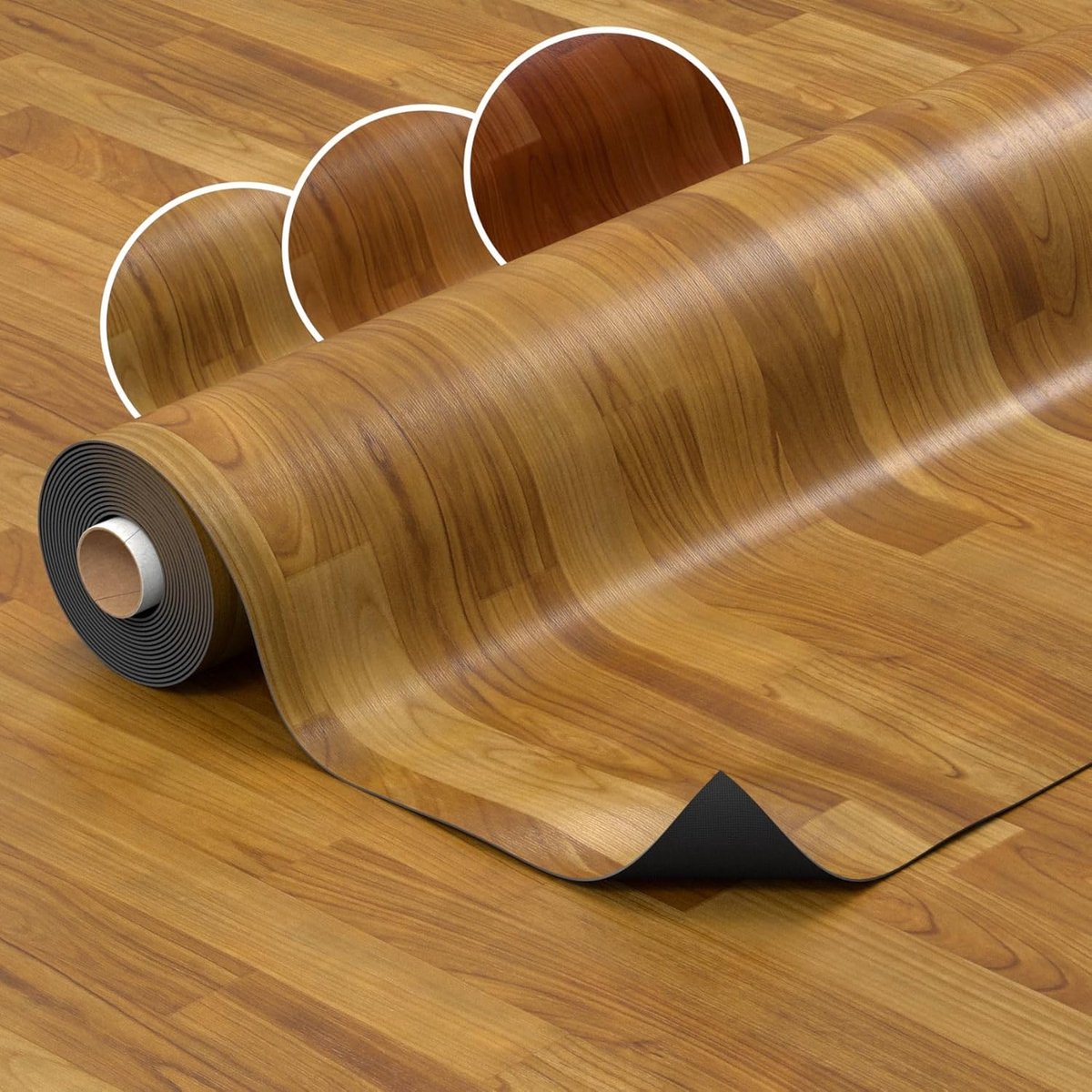 PVC vloerbedekking - Vinyl per meter - Vloer vernieuwen - Hout-look design - 140 cm breed