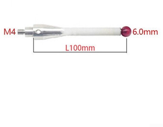 Dailygoods- Stylus Pen - 2 Stuks - Keramische Stylus - 100mm Lengte - Lichtgewicht - Slijtvast - Hoge Kwaliteit - Meetsonde — afbeelding 4