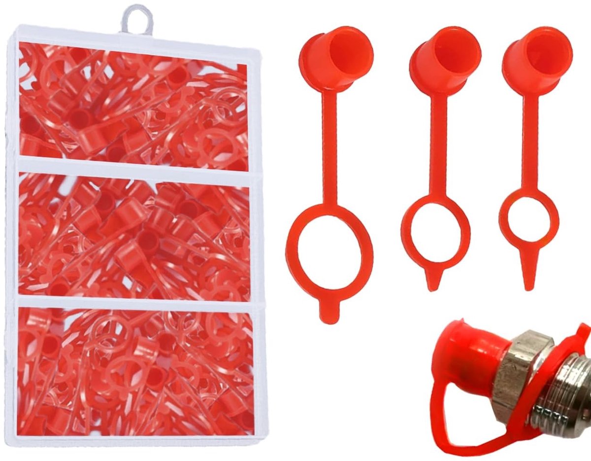 Dailygoods- Smeerdoppen Set van 180 - Assortiment Vettepels - M6/M8/M10 - Vetstoppers/Smeerstoppers - Compatibel met Automotoren/Fietsen - Betrouwbare Keuze - Vetdoppen