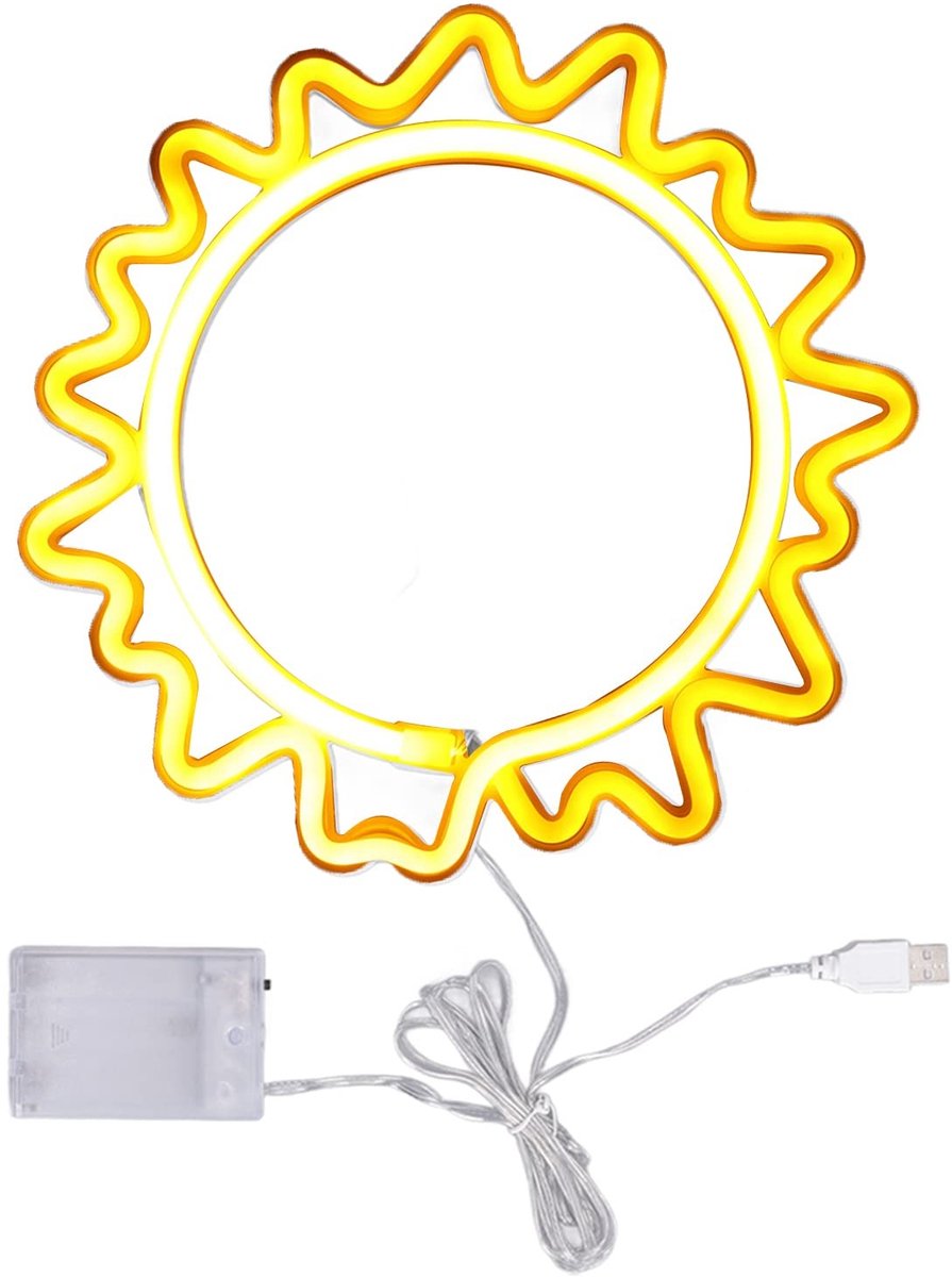 Dailygoods- Neonlamp Waterdicht - LED Wandlamp - Hangbaar - Nachtlampje - Decoratie voor Slaapkamer/Bar - Veilig ABS/PVC Materiaal - Neonlicht