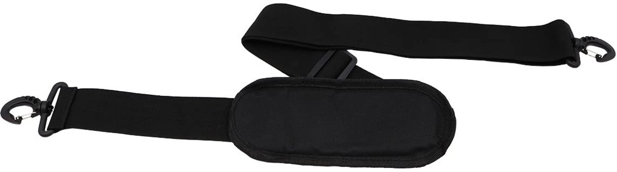 Dailygoods- Paddleboard Draagriem Verstelbaar - Schouderriem voor Tas - Schouderband - Opberglussen - Nylon - Zwart