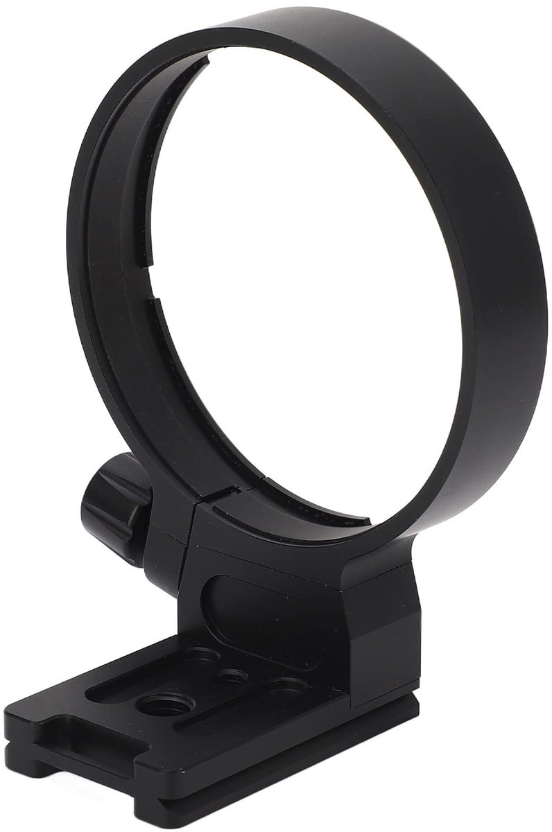 Dailygoods- Statiefbevestigingsring 180 Graden Snelsluitknop - Aluminiumlegering - Binnendiameter 80 mm - Geschikt voor 100-400 mm Lens - Schroefdraad G1/4/G3/8 - Gewicht 191 g - Statiefkraag