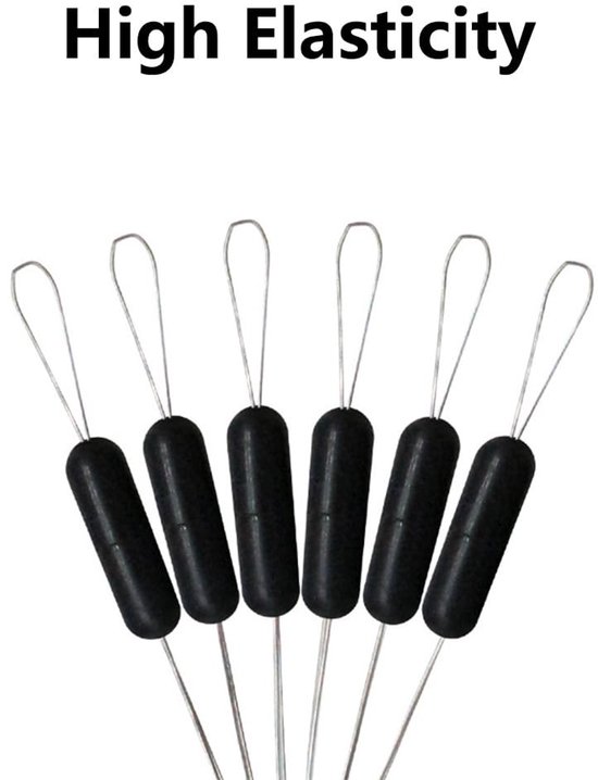 Dailygoods - Vissen Bobber Stoppers - 300 stks Rubber Cilinder Stop Kralen voor Float Sinker Stops van Dailygoods — afbeelding 5