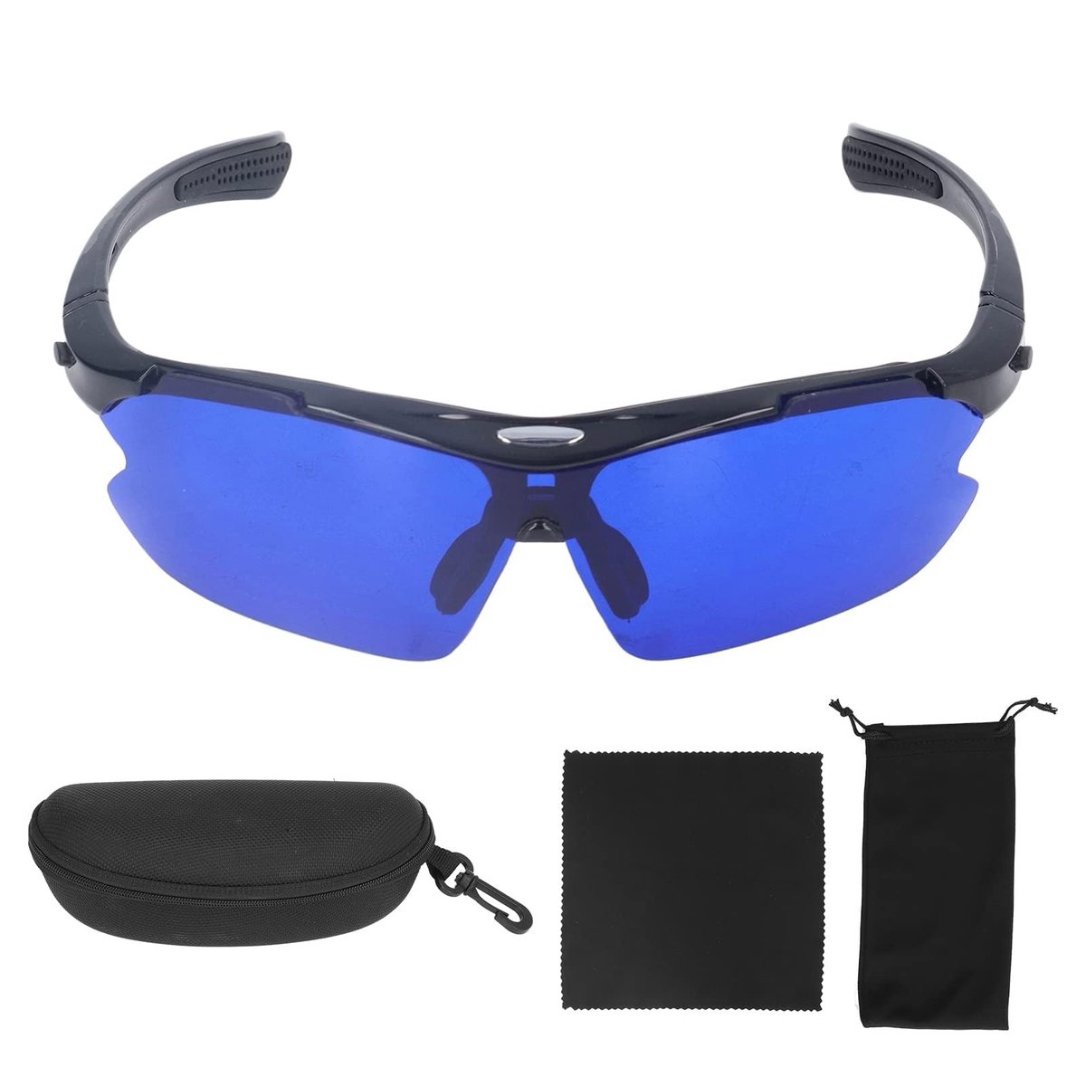 Dailygoods - Golfbal Zoekbril - Gepolariseerde Zonnebril voor Golfers met Opbergtas
