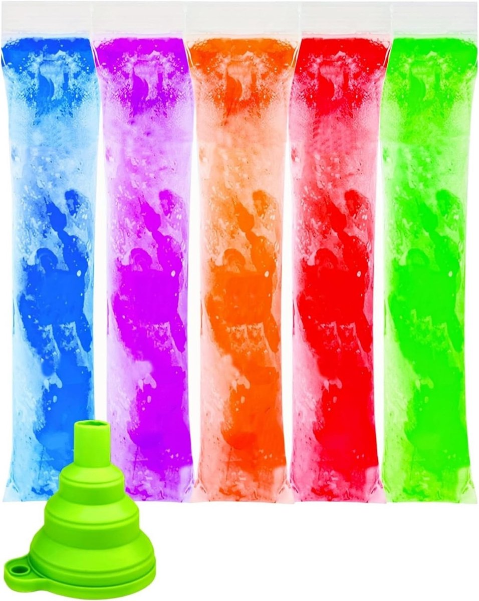 Dailygoods- Ijszakjes 100 stuks - Ijslolly vormen - Voor zelfgemaakte snacks - Voor yoghurt/smoothies - BPA vrij - Hoogwaardige kwaliteit - Ijsvormpjes