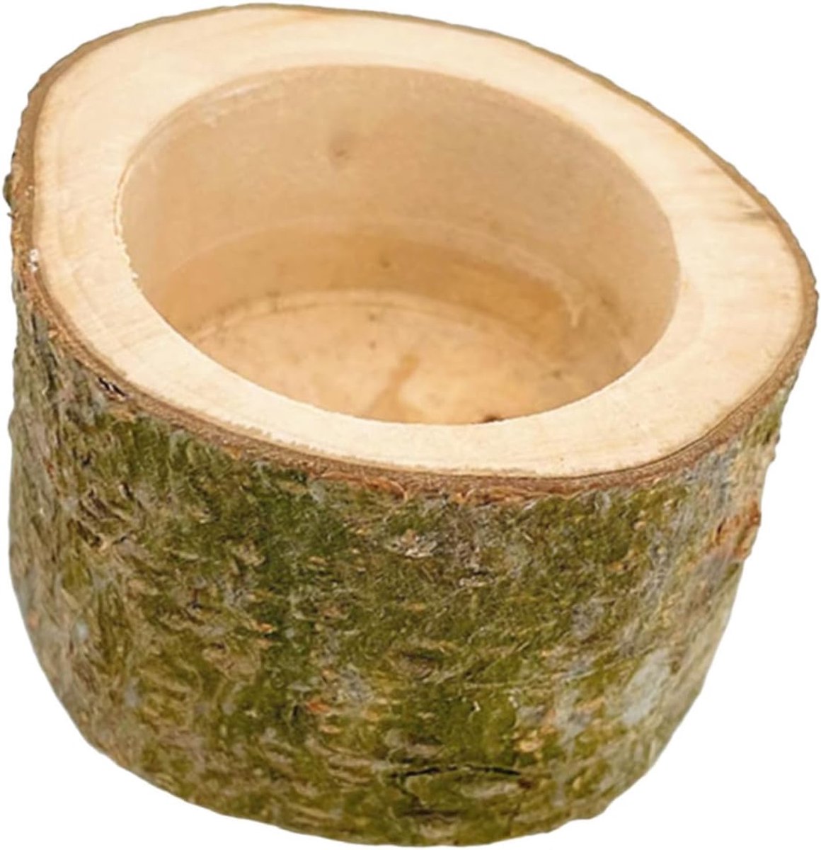 Knaagdier Voerbak - Dierenkom Hout - Voeren Kleine Huisdieren - Glad Oppervlak - 6.5 x 6.5 cm - Multi