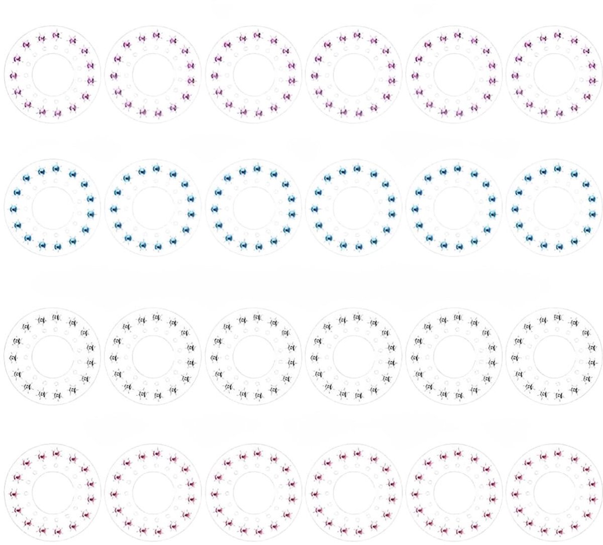 Dailygoods- Haarsteentjes 360 Stuks - Haaraccessoires - Modedecoratie