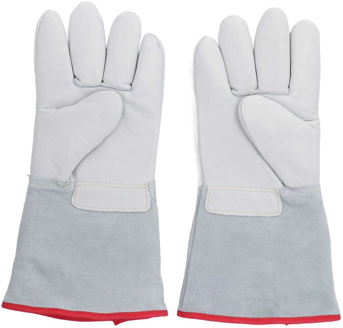 SnelShoppen - Cryogene Handschoenen 12,2 Inch Winter Beschermhandschoenen voor Vloeibare Stikstof, Waterdichte Dikke Leder Antivries Handschoenen voor