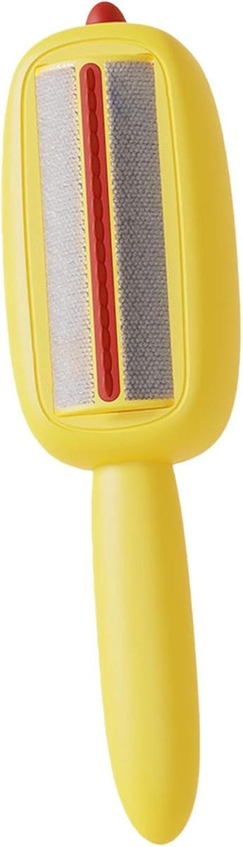 Herbruikbare Pluizenroller - Kledingreiniger - Huisdierhaar Verwijderen - Stevige Constructie - 22.5 cm - Geel