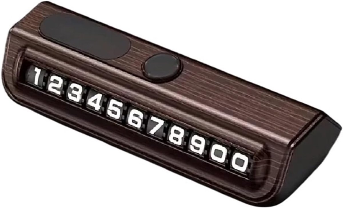 Tijdelijke Parkeerplaats - Telefoonbord - Communicatie Verbeteren - Hoge Zichtbaarheid - 1 Stuk - Bruin