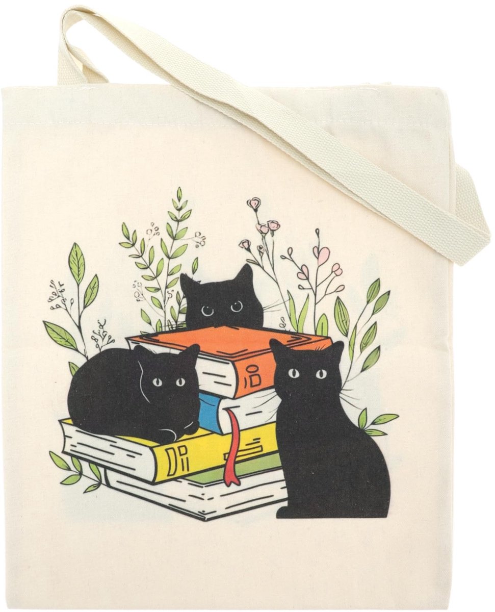 Dailygoods- Boodschappentas Herbruikbaar - Canvas - Duurzaam - Robuust - Versterkte naden - Ideaal voor winkelen/beach - Herbruikbare Tas