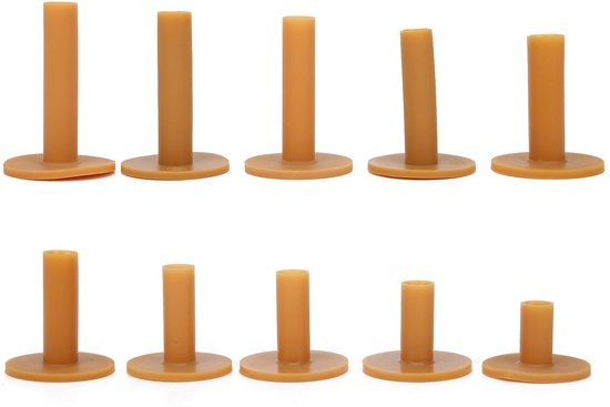 Dailygoods- Golf Tee 10 Stuks - Duurzaam Rubber - Stevige Basis - Flexibel - Golf Accessoire - Trainingshulpmiddel - Golfaccessoire van Dailygoods — afbeelding 4