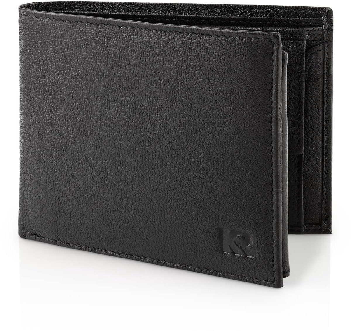 Dailygoods- Portemonnee met RFID-bescherming - Echt leer - Muntzakje - Herenaccessoire - Modieus design - Exclusieve geschenkverpakking - Portefeuille