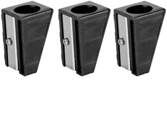 Dailygoody - Draagbare mini biljartkeu-trimmer - Puntenslijper voor keu-tip - Set van 3 stuks - Rood en zwart - Reparatietool voor biljartkeu - Geschi.. van Merkloos — afbeelding 2