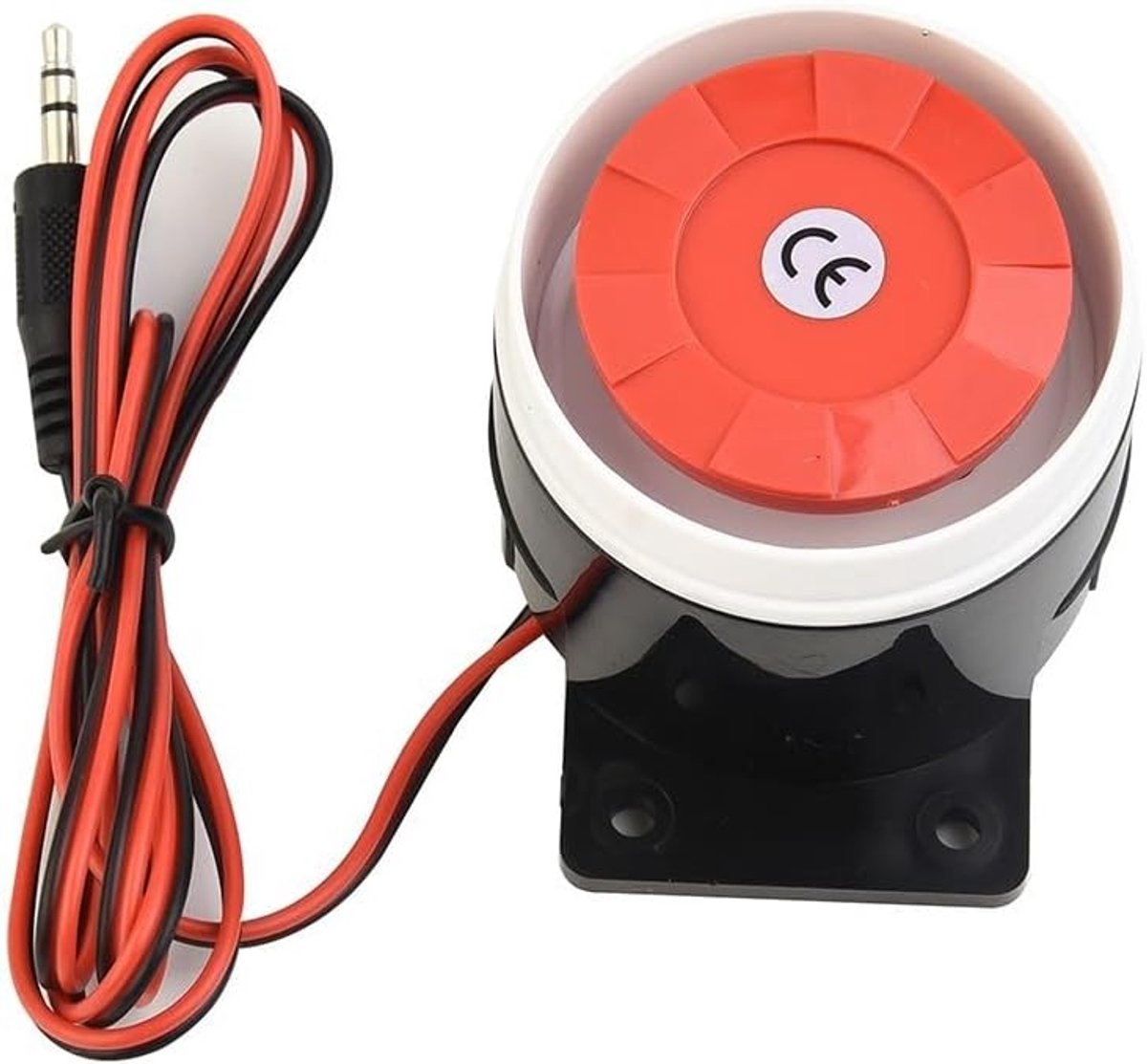 Bedrade Sirene Alarm - Luid Geluidssysteem - Huis Beveiliging - 120dB Geluidsniveau - 11 x 5 x 5 cm - Zwart
