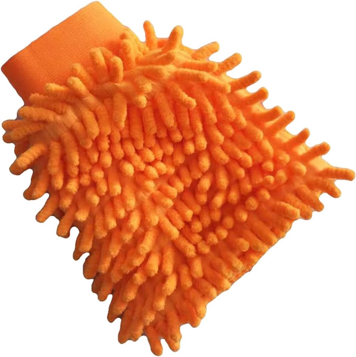 Was Mitten - Auto poets - Auto reinigen - Zonder krassen - 20 cm - Oranje