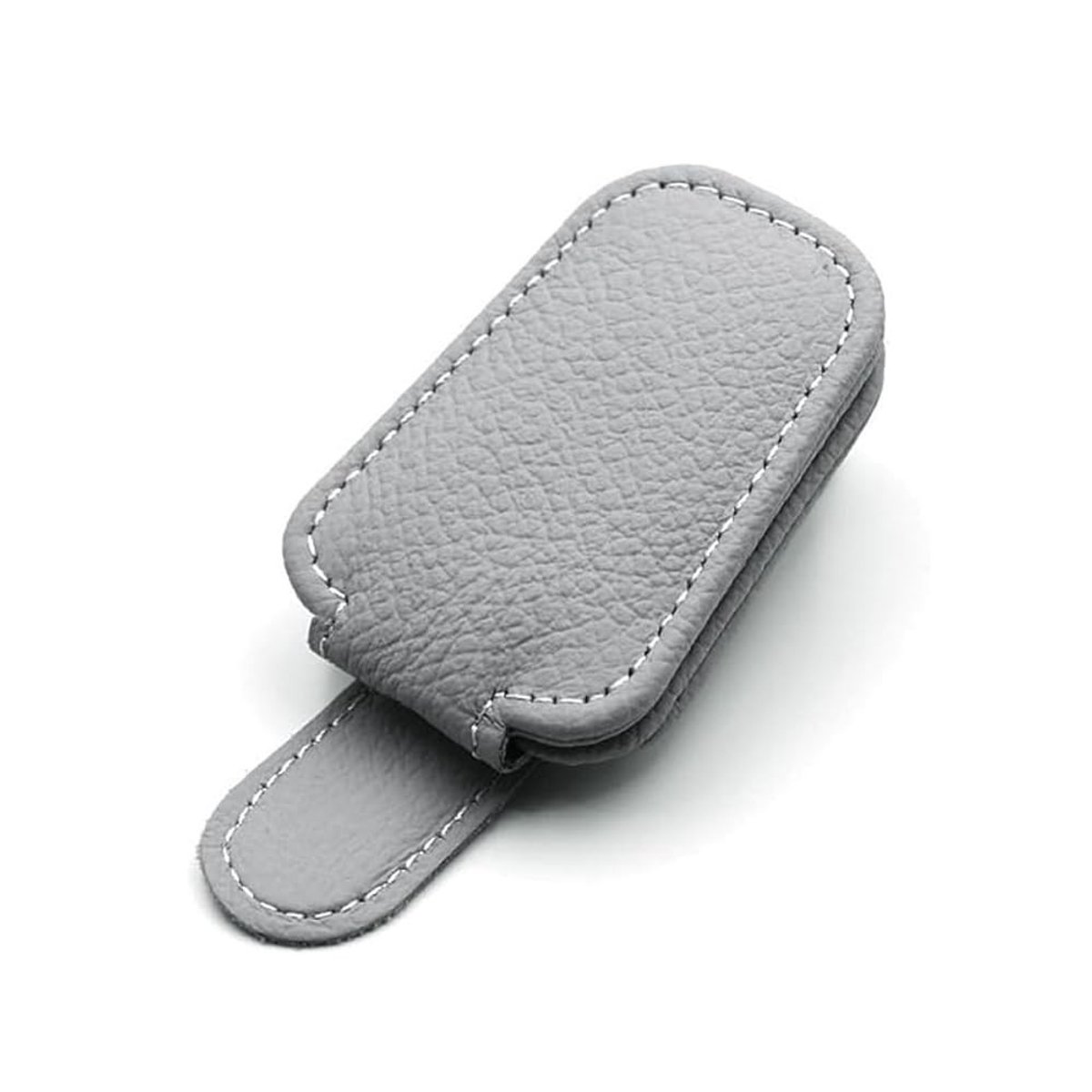 Dailygoods- Brillenetui hoogwaardig leer - Brillenhouder auto - Zonnebrilhouder - Brilhouder voor auto - Elegant design - Zachte binnenvoering