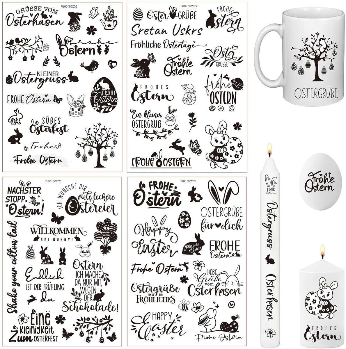 Dailygoods- Kaars Geurend - Geurkaars - Paaskaars - Decoratief - Aromatisch - Perfect voor Pasen