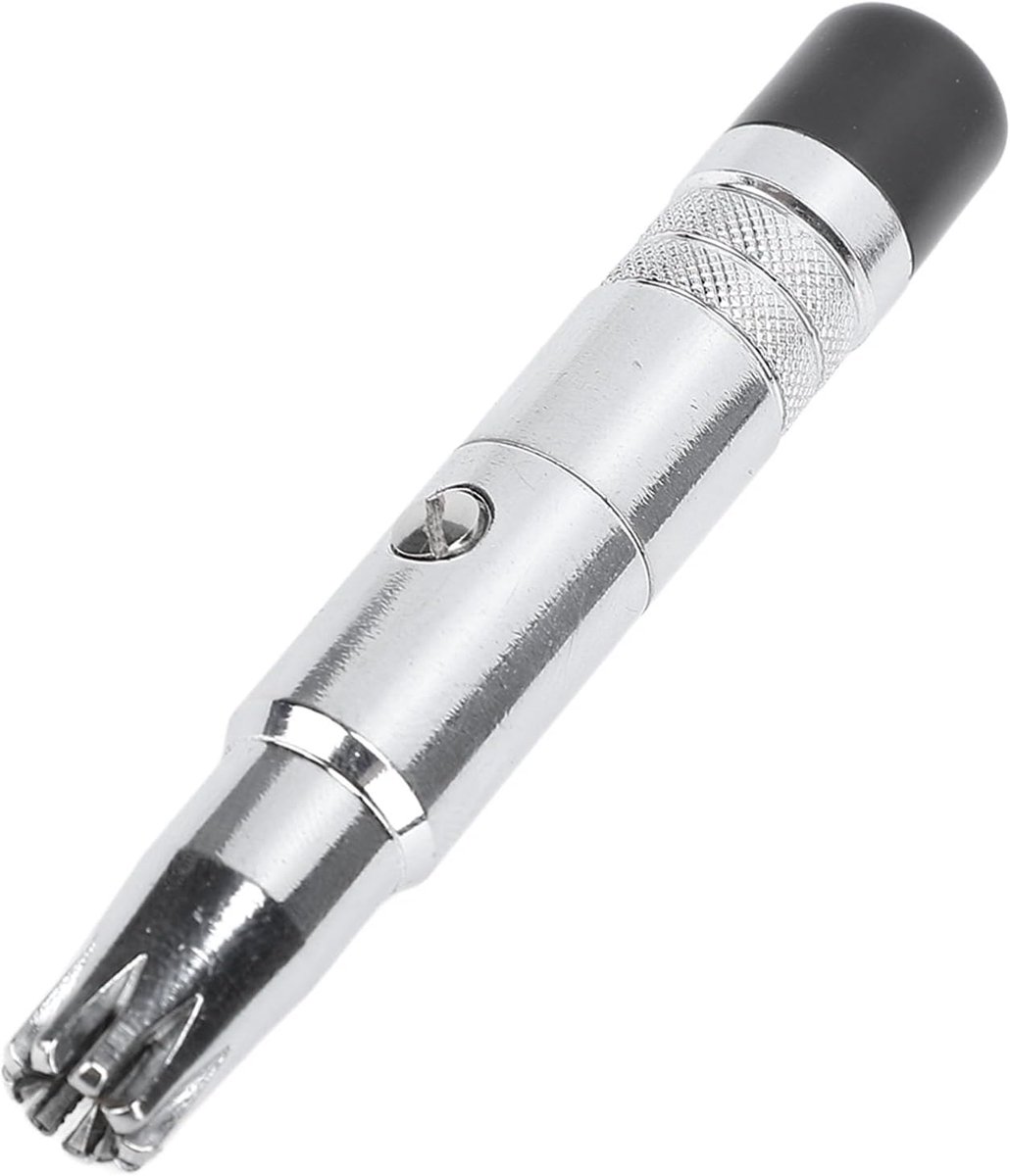Neushaartrimmer - Persoonlijke Verzorging - Onderweg Trimmen - Handmatig RVS Ontwerp - Compact Formaat - Zilver