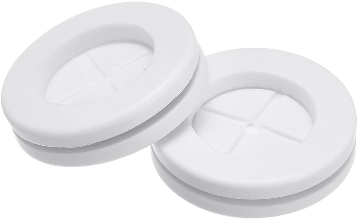 Dailygoods - 6 Stuks Dubbelzijdige Rubber Doorvoertules voor Kabelbescherming