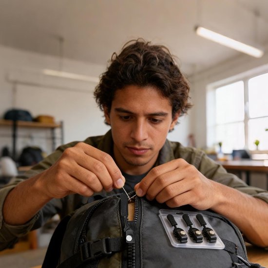 Zipper Repair Set - Universele Ritsen - Kleding Repareren - Zonder Naaien - 3 Stuks - Zilver — afbeelding 2
